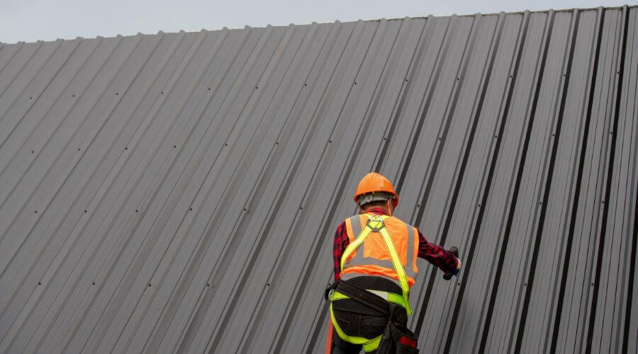 Professional metal roof installation services in Colony, OK